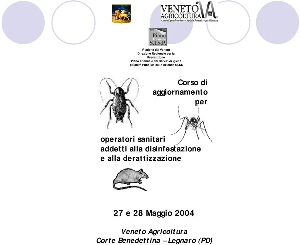 aggiornamento per operatori sanitari addetti alla disinfestazione e alla