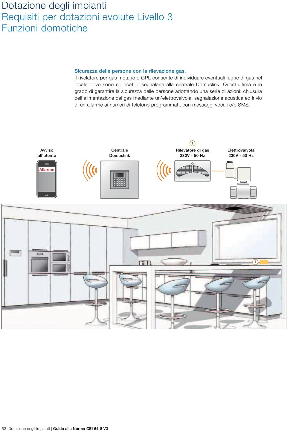 Quest ultima è in grado di garantire la sicurezza delle persone adottando una serie di azioni: chiusura dell alimentazione del gas mediante un elettrovalvola, segnalazione