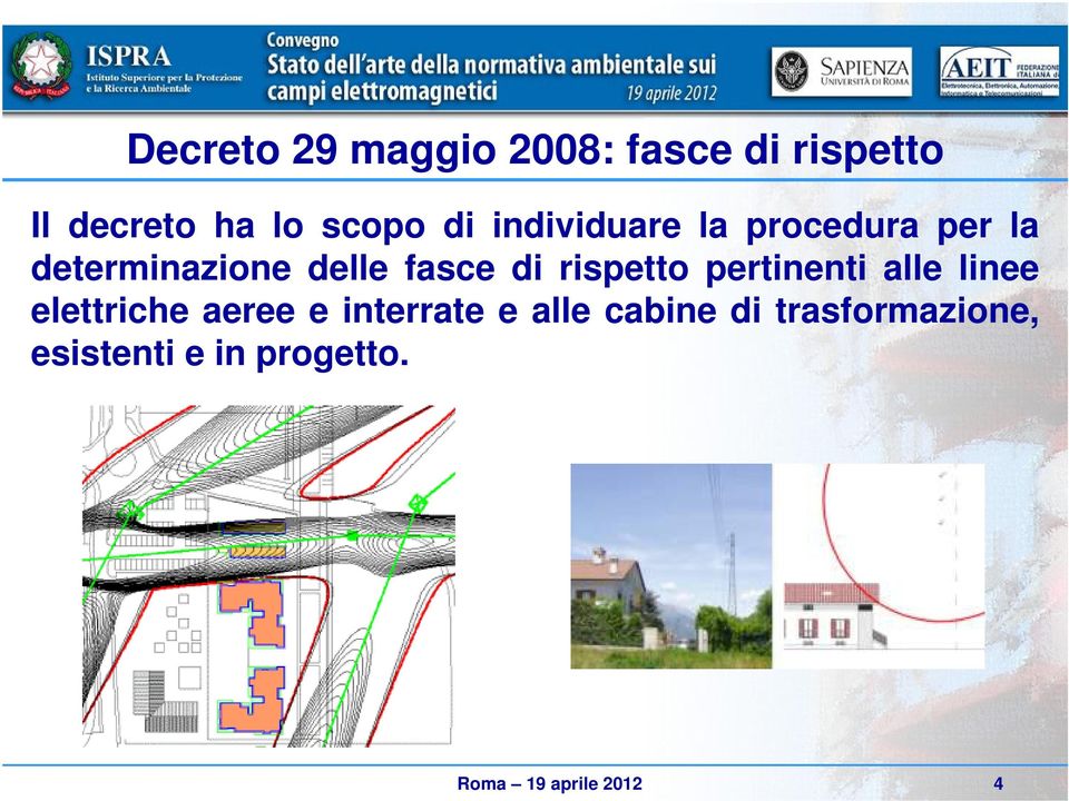 rispetto pertinenti alle linee elettriche aeree e interrate e alle