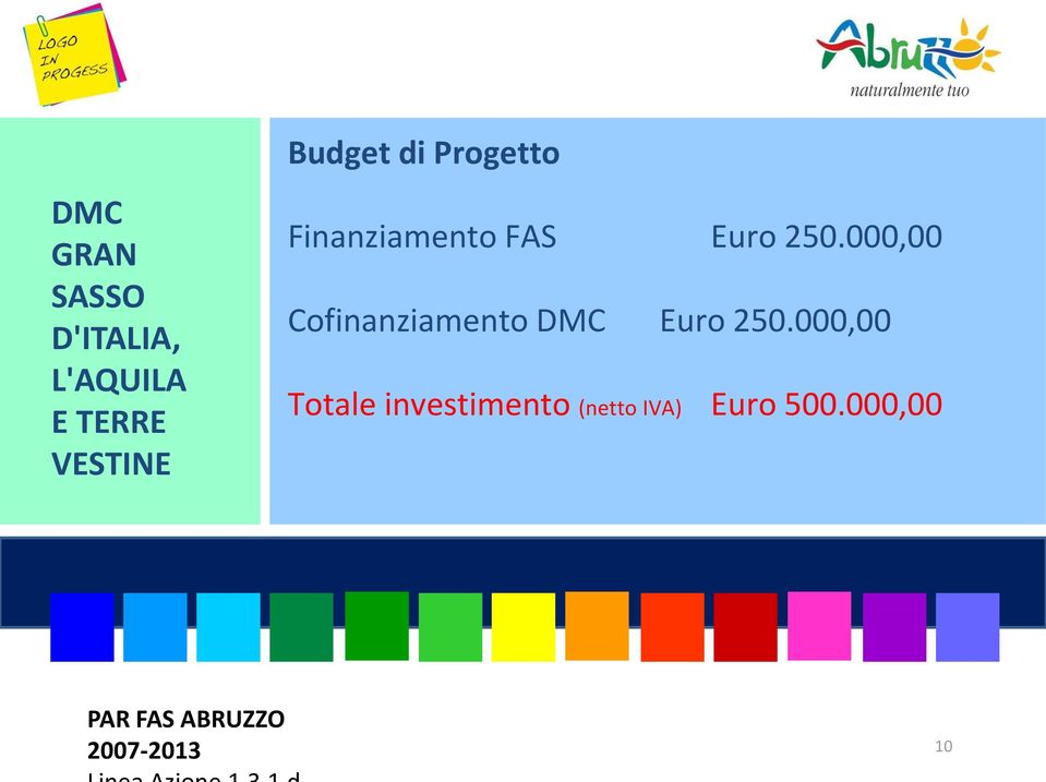 000,00 Cofinanziamento DMC Euro