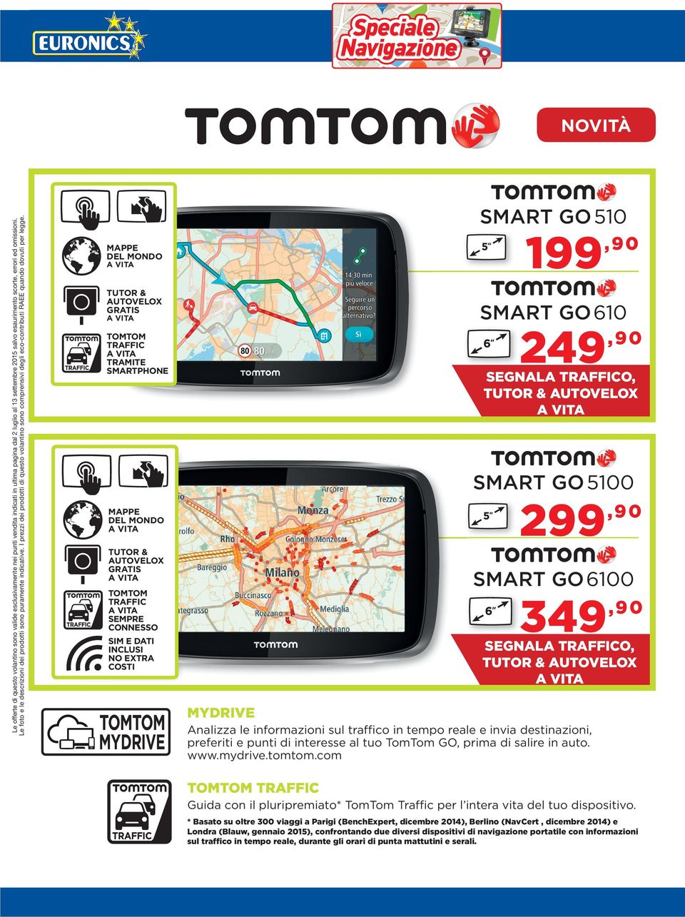 salire in auto. www.mydrive.tomtom.com TOMTOM TRAFFIC Guida con il pluripremiato* TomTom Traffic per l intera vita del tuo dispositivo.