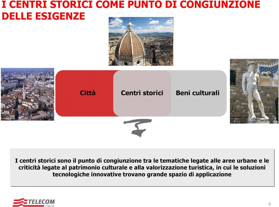 aree urbane e le criticità legate al patrimonio culturale e alla valorizzazione