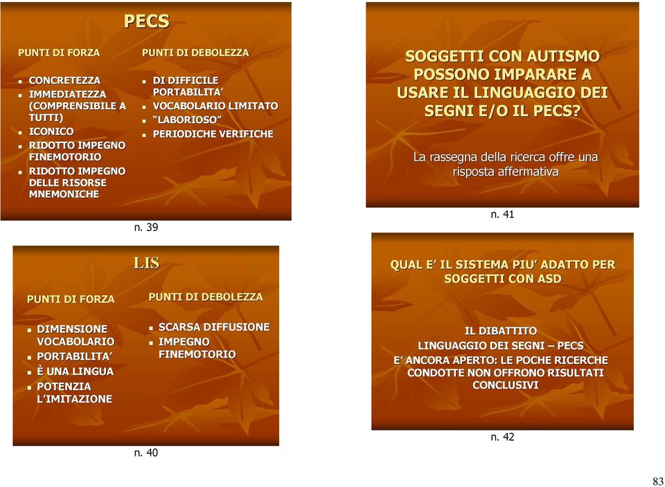 La rassegna della ricerca offre una risposta affermativa n.