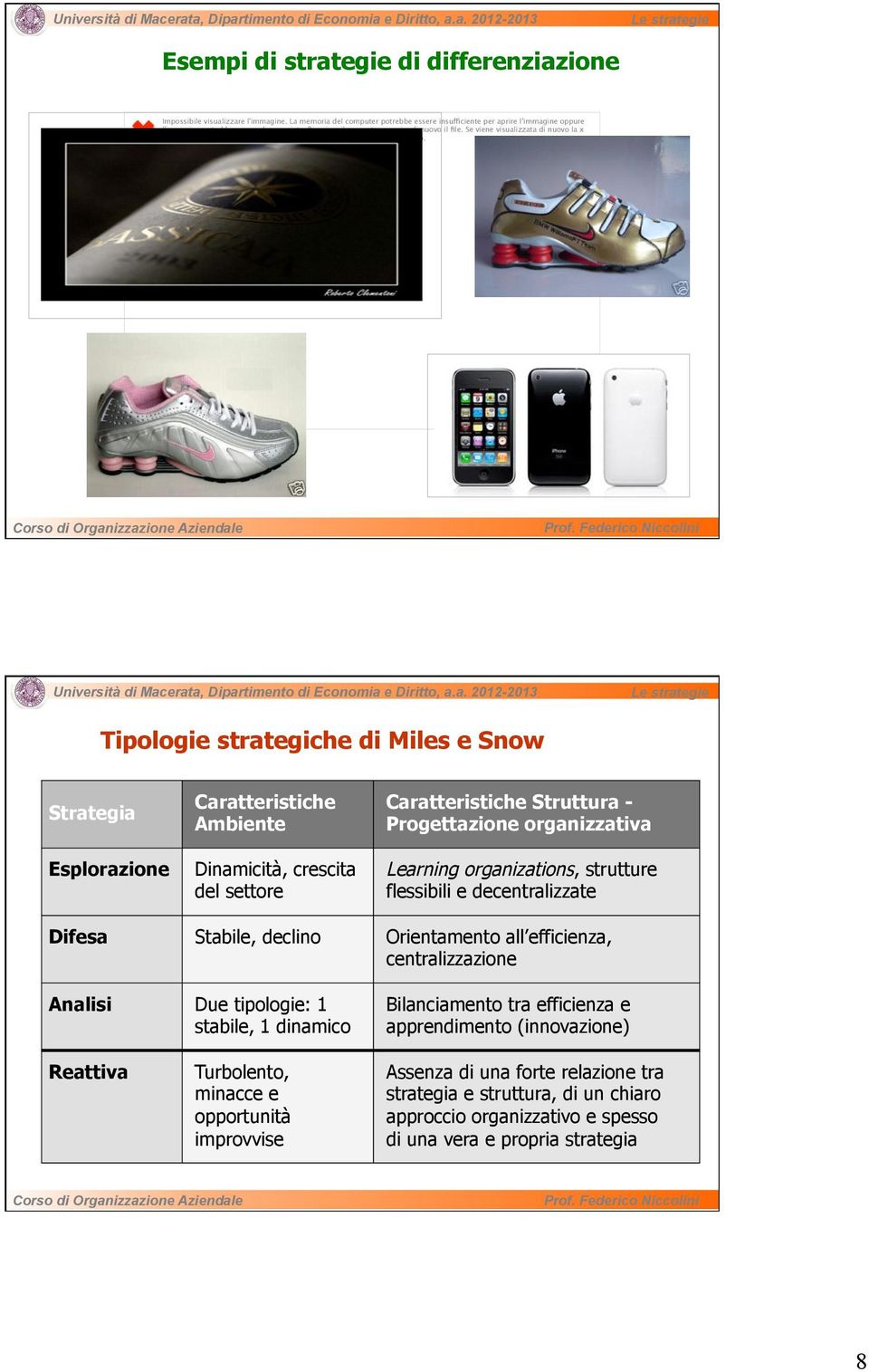 all efficienza, centralizzazione Analisi Due tipologie: 1 stabile, 1 dinamico Bilanciamento tra efficienza e apprendimento (innovazione) Reattiva Turbolento,