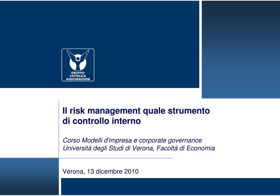 e corporate governance Università degli