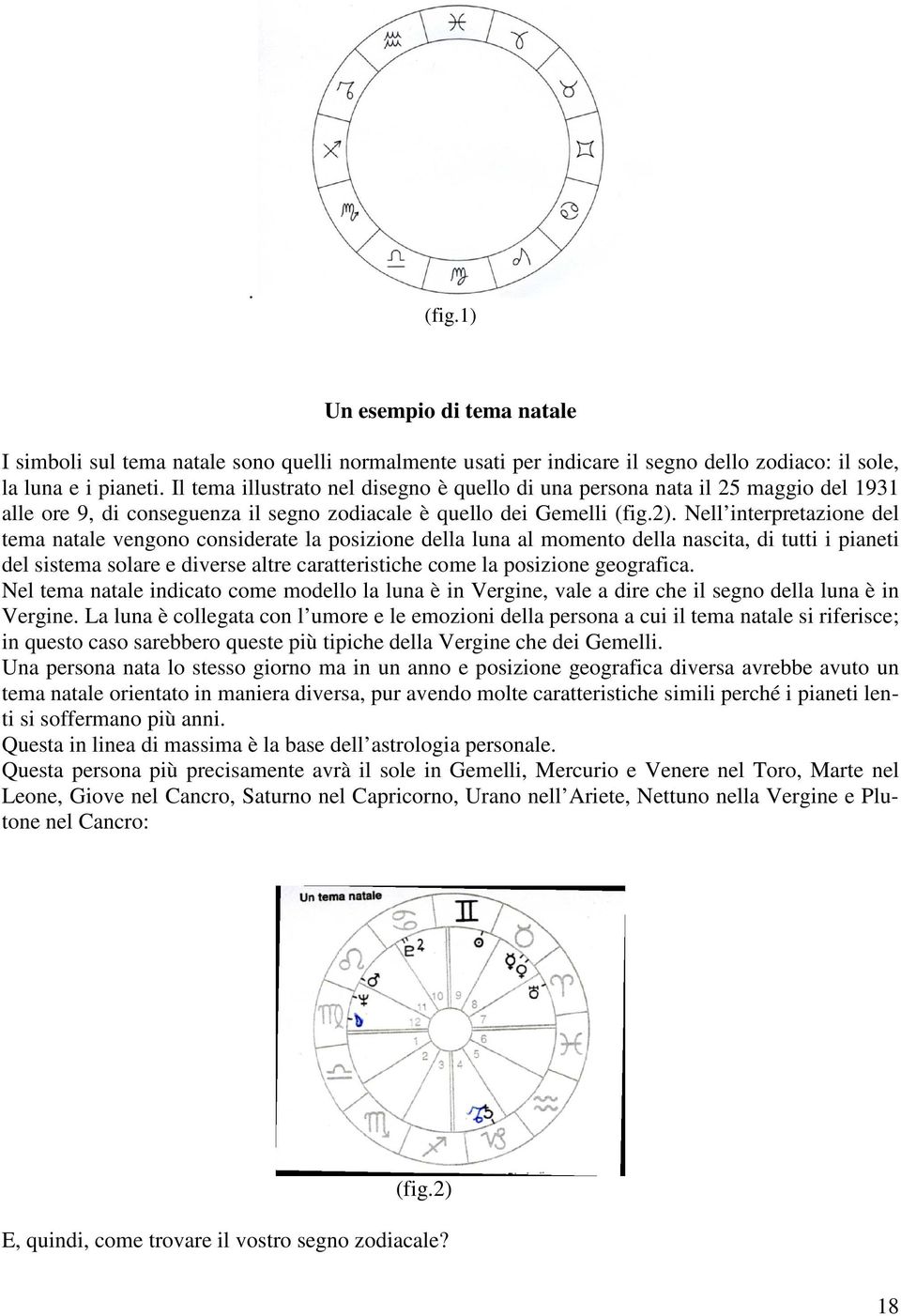 Nell interpretazione del tema natale vengono considerate la posizione della luna al momento della nascita, di tutti i pianeti del sistema solare e diverse altre caratteristiche come la posizione