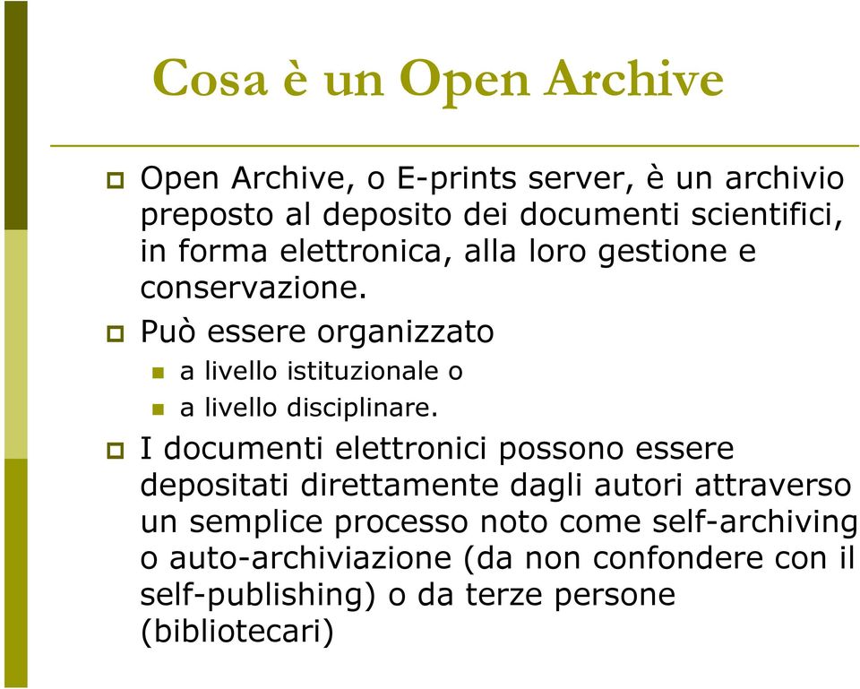 Può essere organizzato a livello istituzionale o a livello disciplinare.