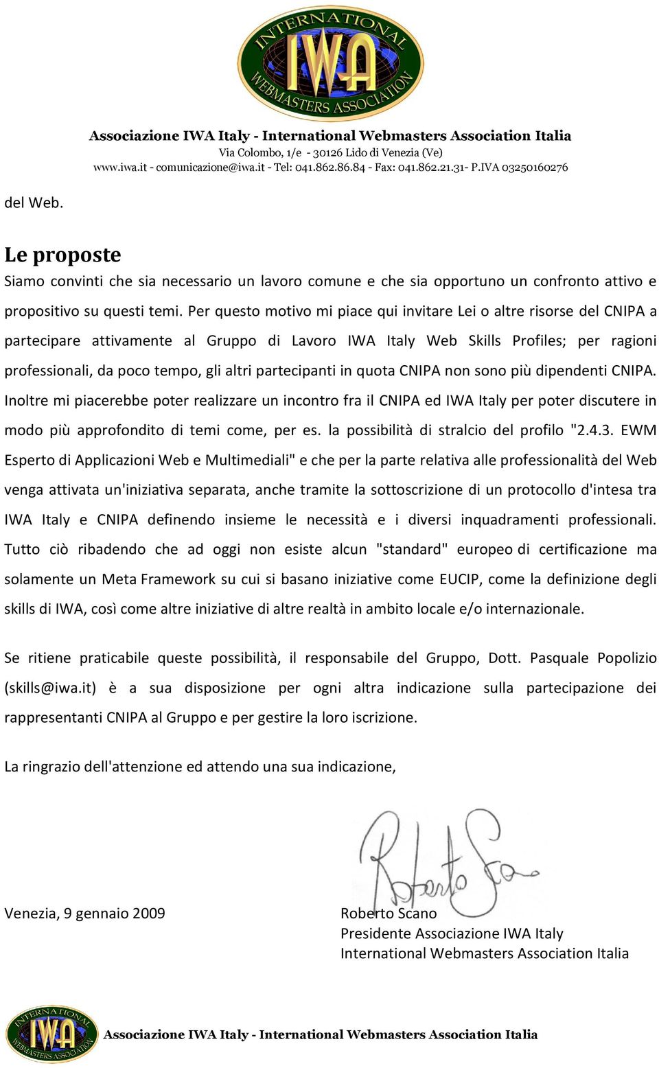 partecipanti in quota CNIPA non sono più dipendenti CNIPA.