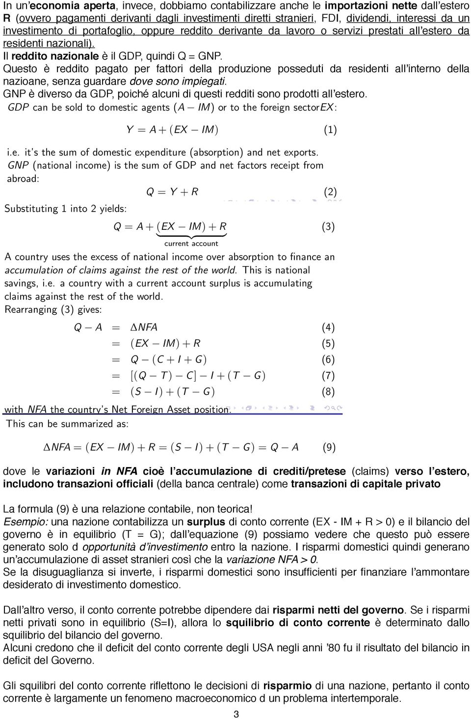 portfolio di portafoglio, investment, oppure and reddito income for derivante labor services da lavoro provided o servizi prestati allʼestero da residenti abroad bynazionali). domestic residents).