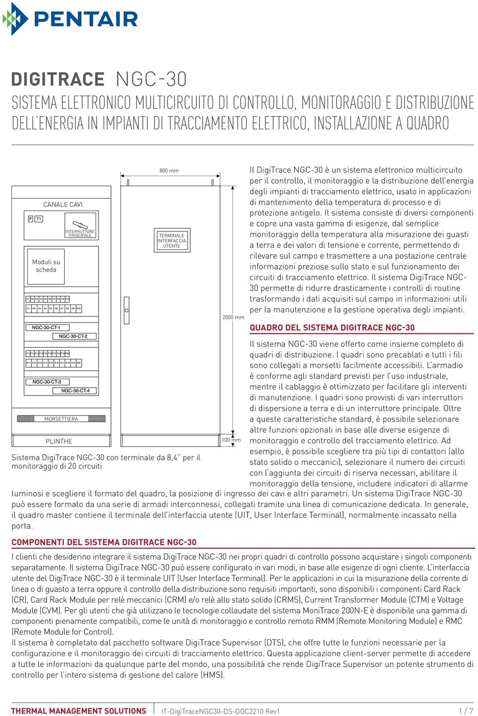 un sistema elettronico multicircuito per il controllo, il monitoraggio e la distribuzione dell energia degli impianti di tracciamento elettrico, usato in applicazioni di mantenimento della