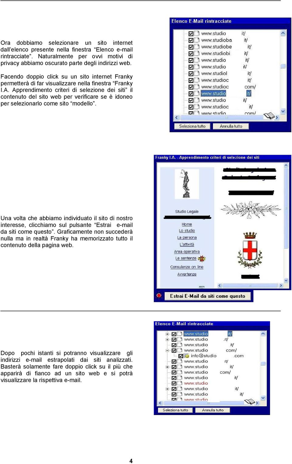 Apprendimento criteri di selezione dei siti il contenuto del sito web per verificare se è idoneo per selezionarlo come sito modello.