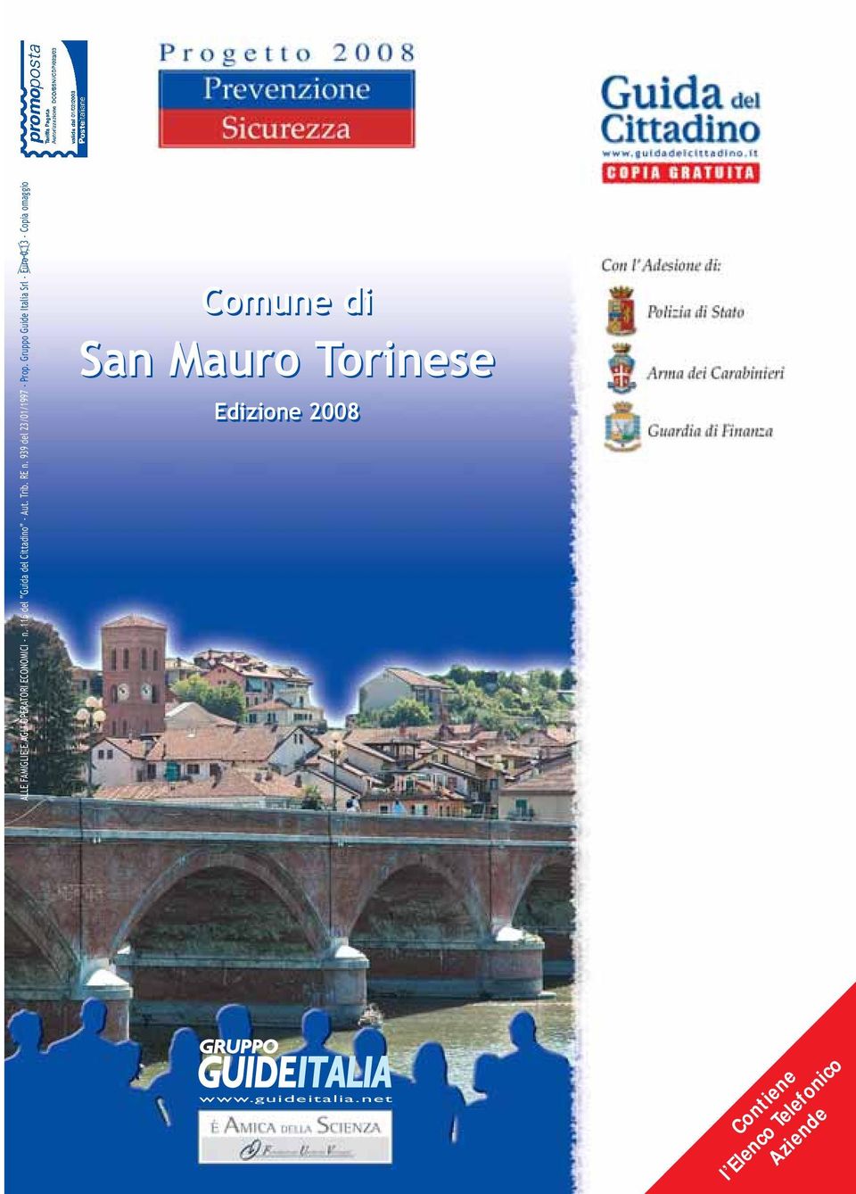 Gruppo Guide Italia Srl - Euro 0,13 - Copia omaggio Comune di San Mauro