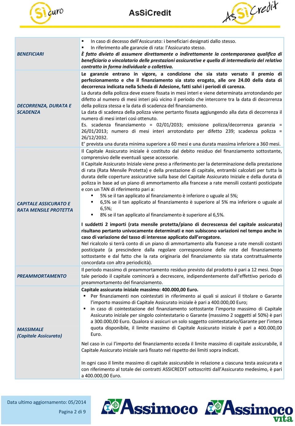 È fatto divieto di assumere direttamente o indirettamente la contemporanea qualifica di beneficiario o vincolatario delle prestazioni assicurative e quella di intermediario del relativo contratto in