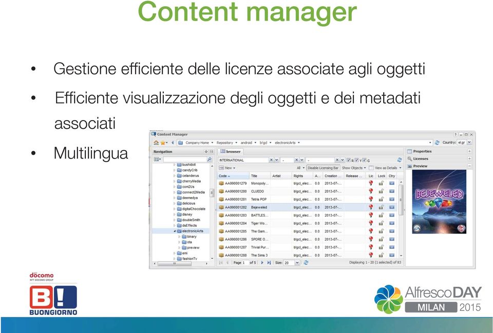 Efficiente visualizzazione degli