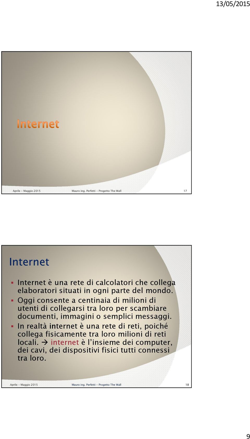 Oggi consente a centinaia di milioni di utenti di collegarsi tra loro per scambiare documenti, immagini o semplici messaggi.