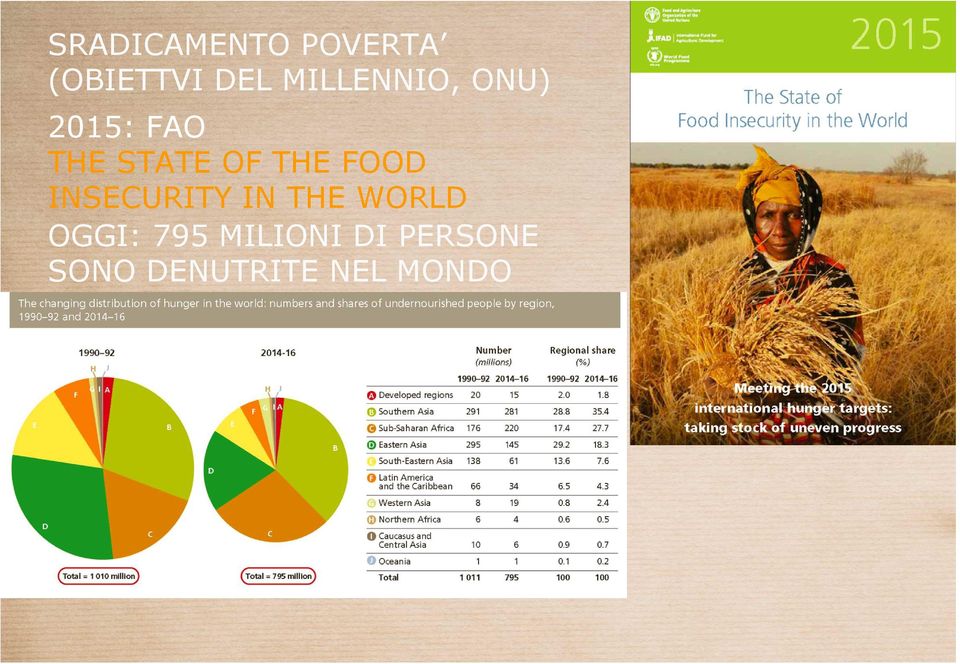 THE FOOD INSECURITY IN THE WORLD OGGI: