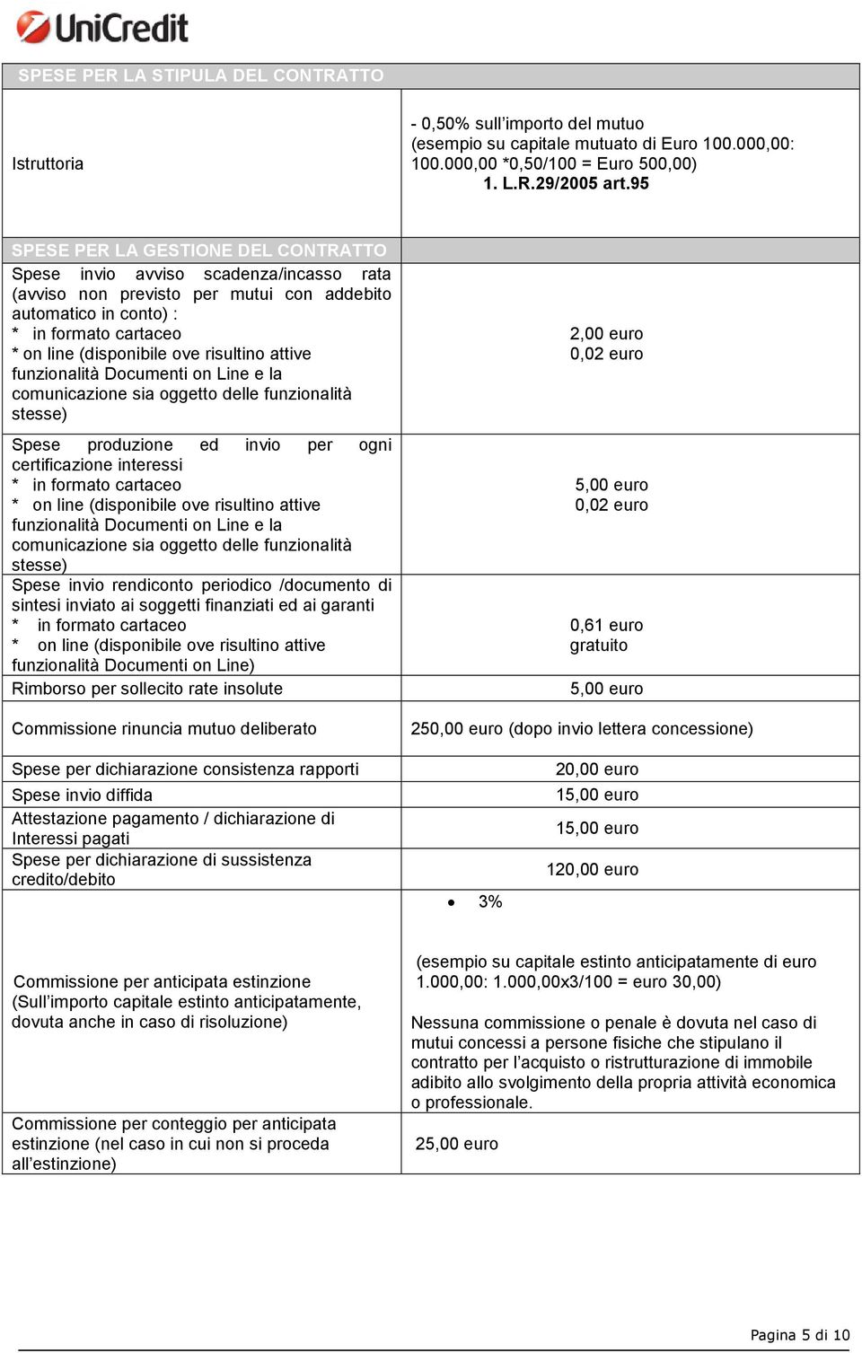 risultino attive funzionalità Documenti on Line e la comunicazione sia oggetto delle funzionalità stesse) Spese produzione ed invio per ogni certificazione interessi * in formato cartaceo * on line