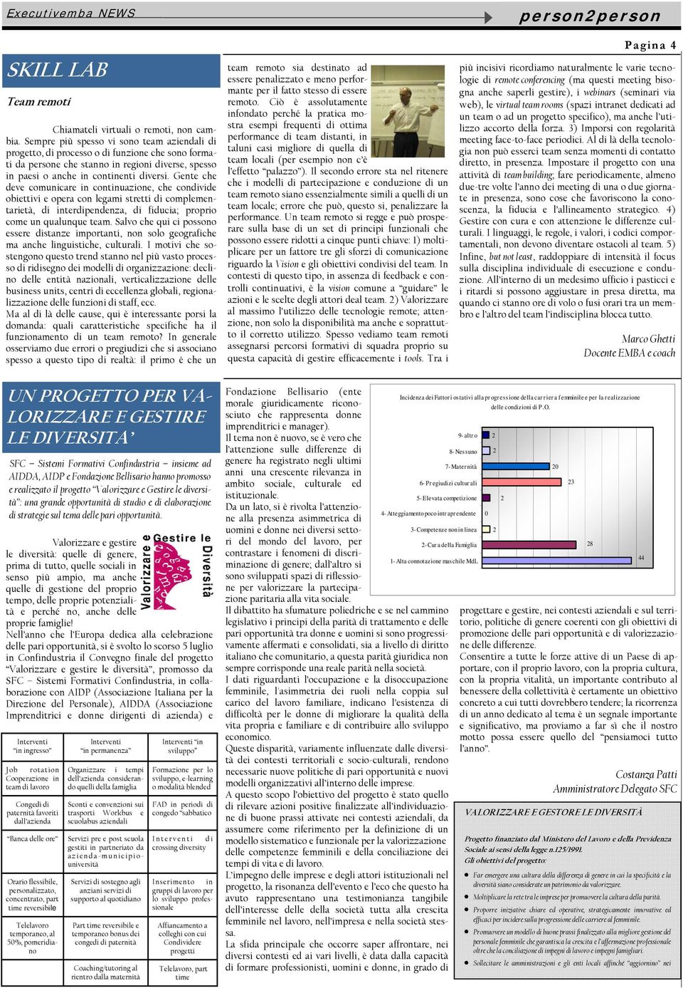 Gente che deve comunicare in continuazione, che condivide obiettivi e opera con legami stretti di complementarietà, di interdipendenza, di fiducia; proprio come un qualunque team.