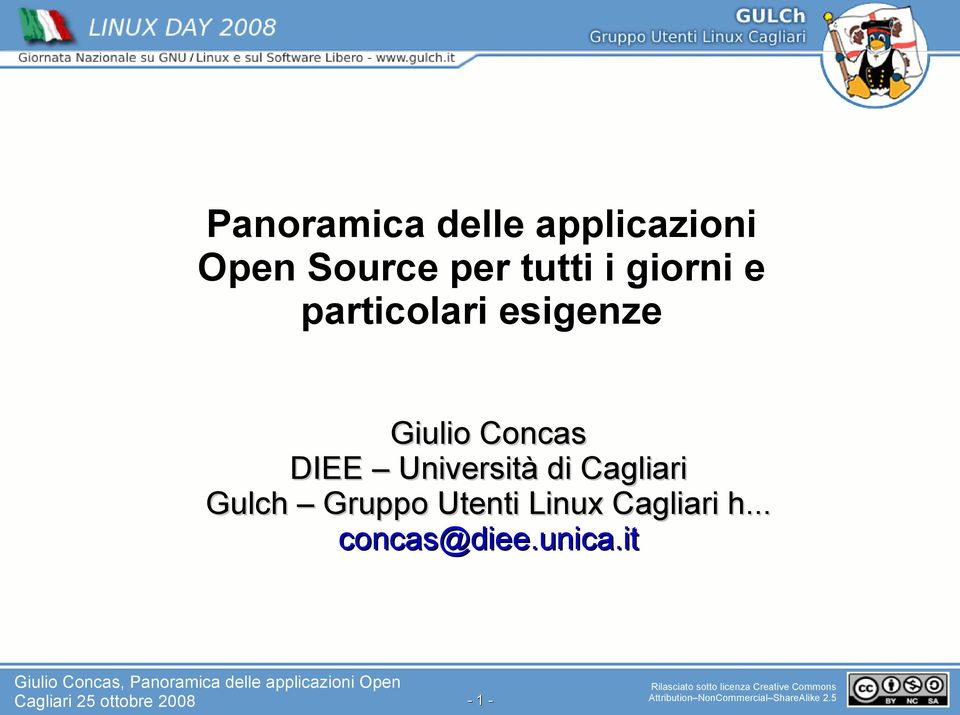 Gulch Gruppo Utenti Linux Cagliari h... concas@diee.unica.