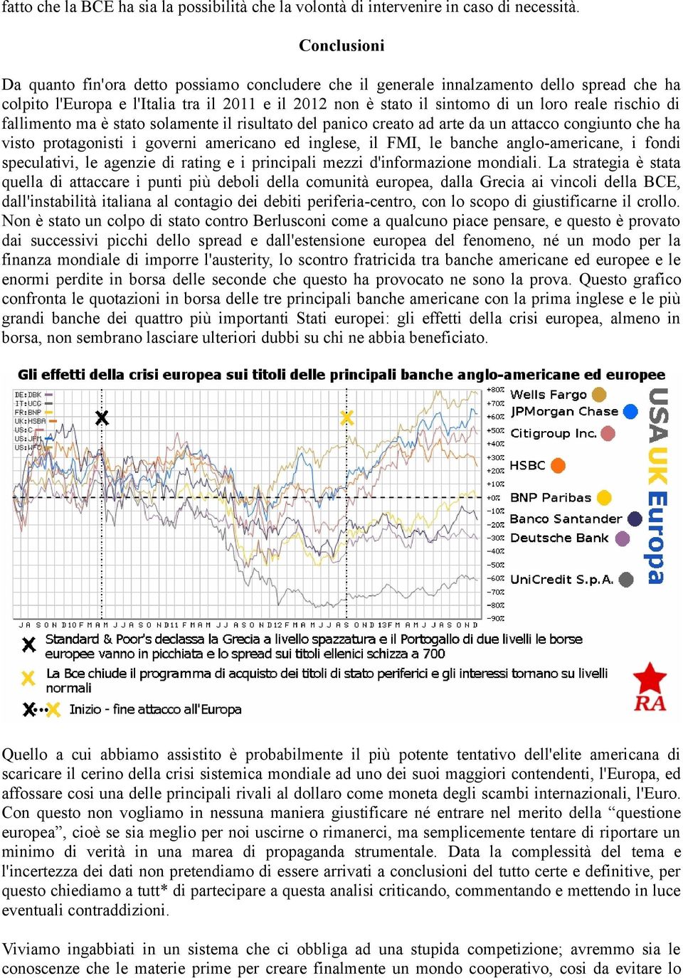 rischio di fallimento ma è stato solamente il risultato del panico creato ad arte da un attacco congiunto che ha visto protagonisti i governi americano ed inglese, il FMI, le banche anglo-americane,