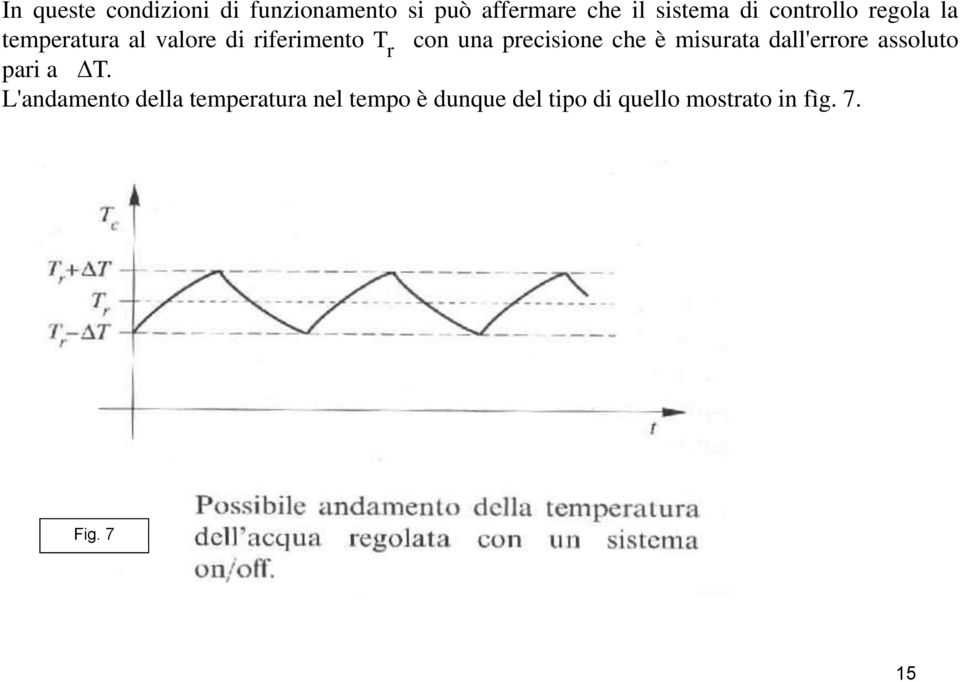 precisione che è misurata dall'errore assoluto pari a ΔT.