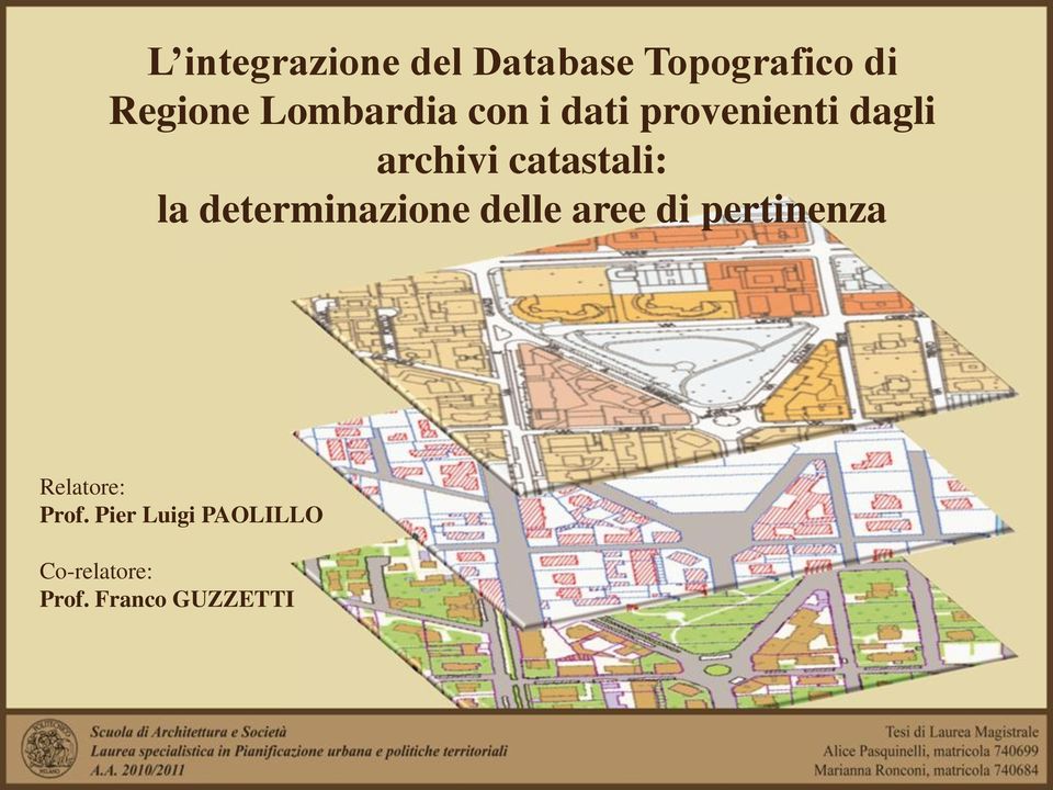 catastali: la determinazione delle aree di pertinenza