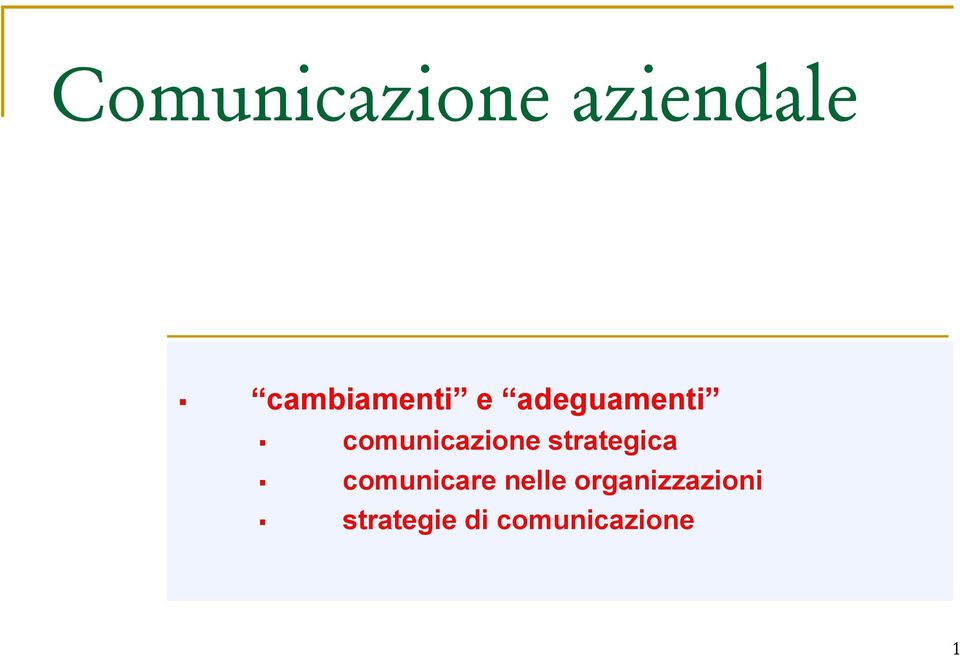 comunicazione strategica