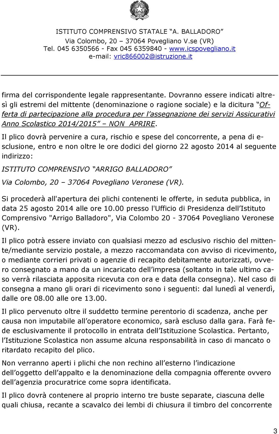 Scolastico 2014/2015 NON APRIRE.