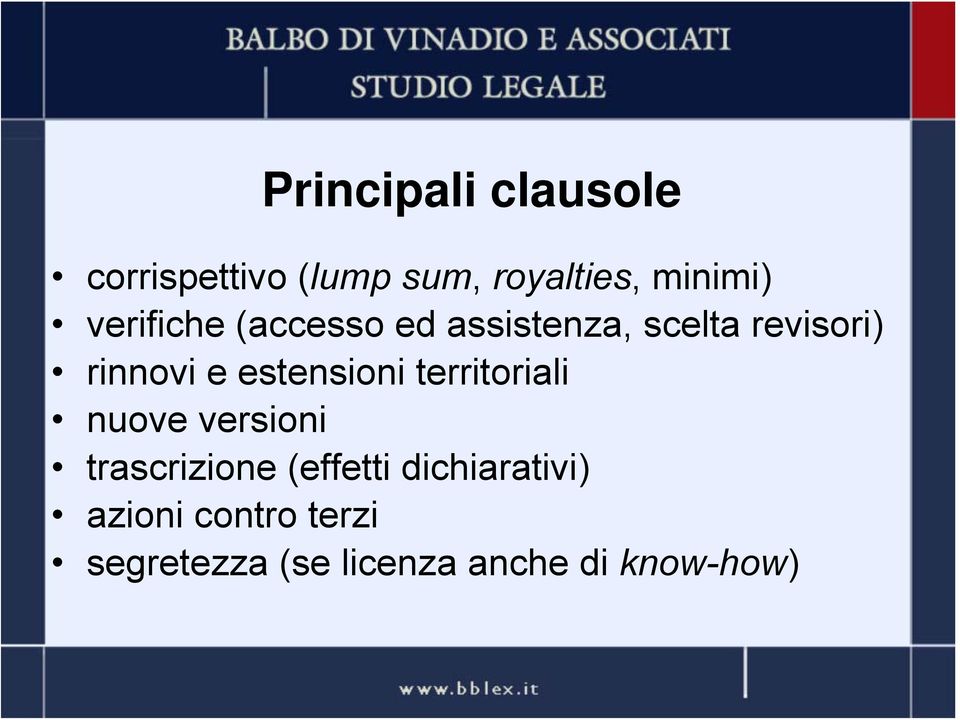 estensioni territoriali nuove versioni trascrizione (effetti