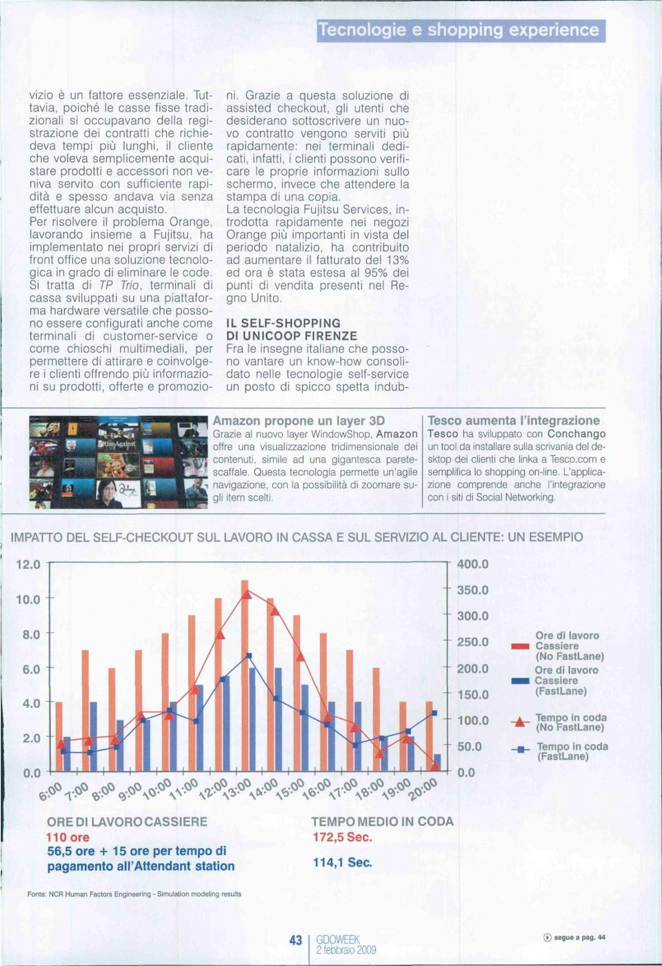 veniva servito con sufficiente rapidità e spesso andava via senza effettuare alcun acquisto.