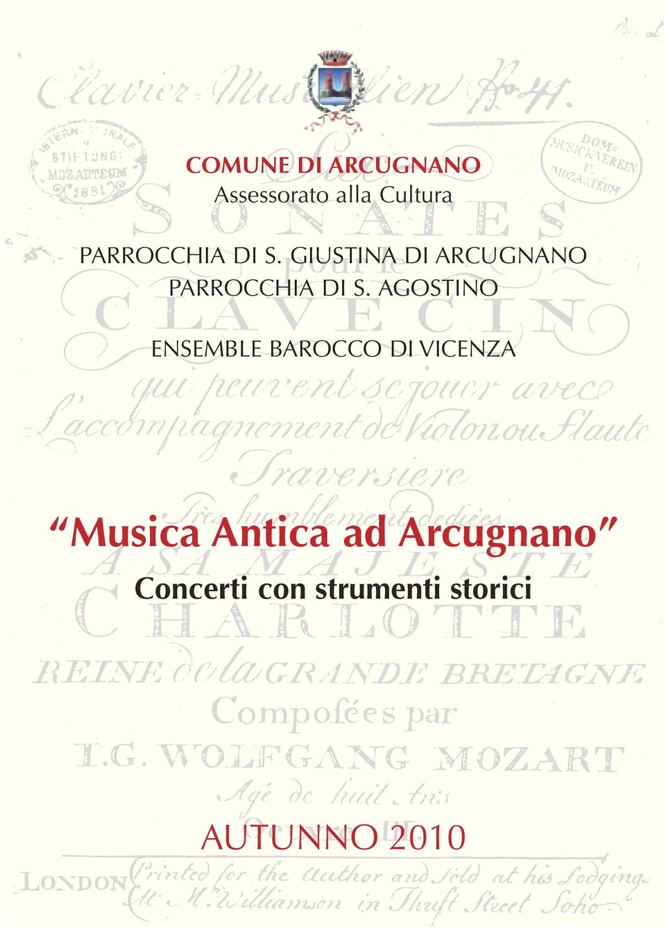 GIUSTINA DI ARCUGNANO  AGOSTINO ENSEMBLE BAROCCO DI