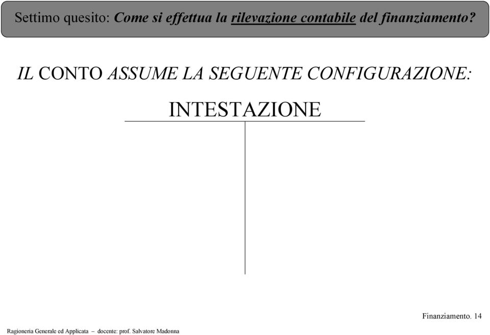 finanziamento?