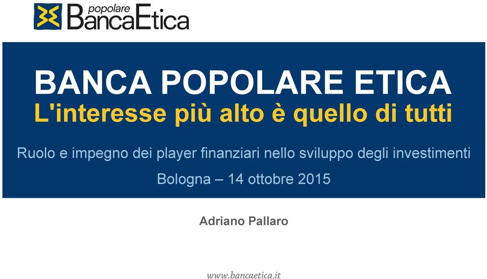 player finanziari nello sviluppo degli