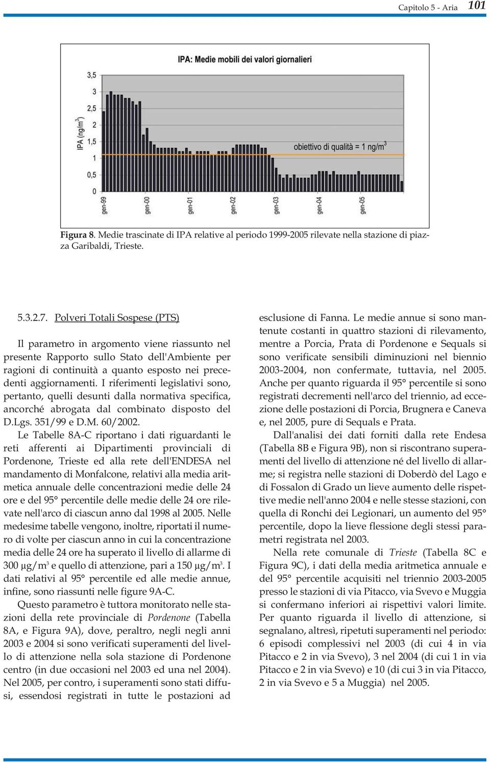 I riferimenti legislativi sono, pertanto, quelli desunti dalla normativa specifica, ancorché abrogata dal combinato disposto del D.Lgs. 351/99 e D.M. 60/2002.