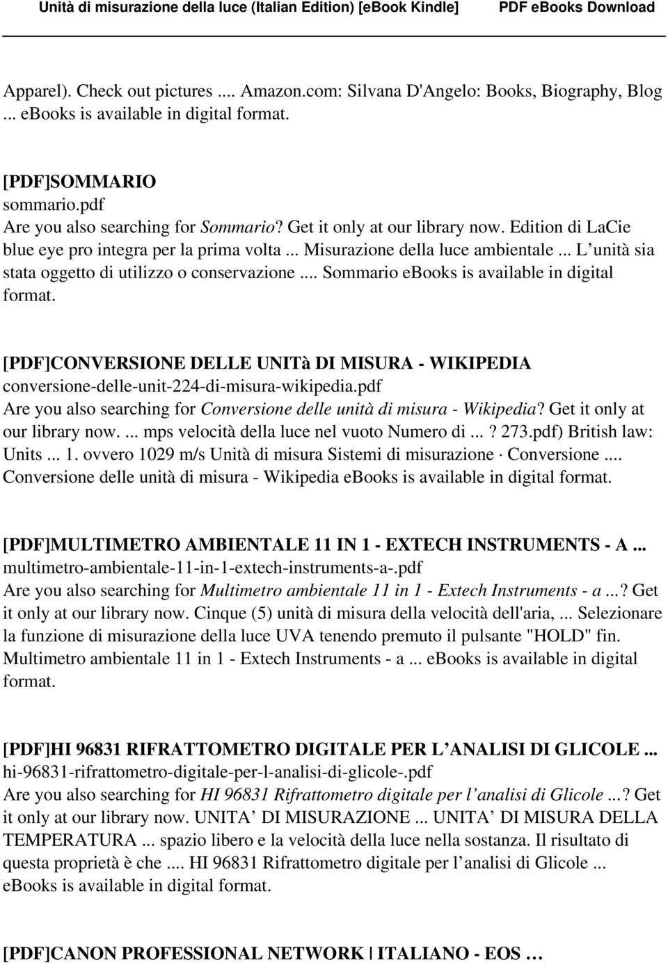 [PDF]CONVERSIONE DELLE UNITà DI MISURA - WIKIPEDIA conversione-delle-unit-224-di-misura-wikipedia.pdf Are you also searching for Conversione delle unità di misura - Wikipedia?