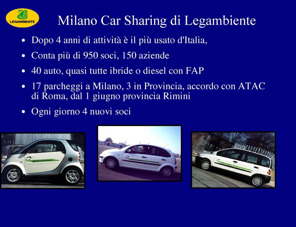 tutte ibride o diesel con FAP 17 parcheggi a Milano, 3 in Provincia,
