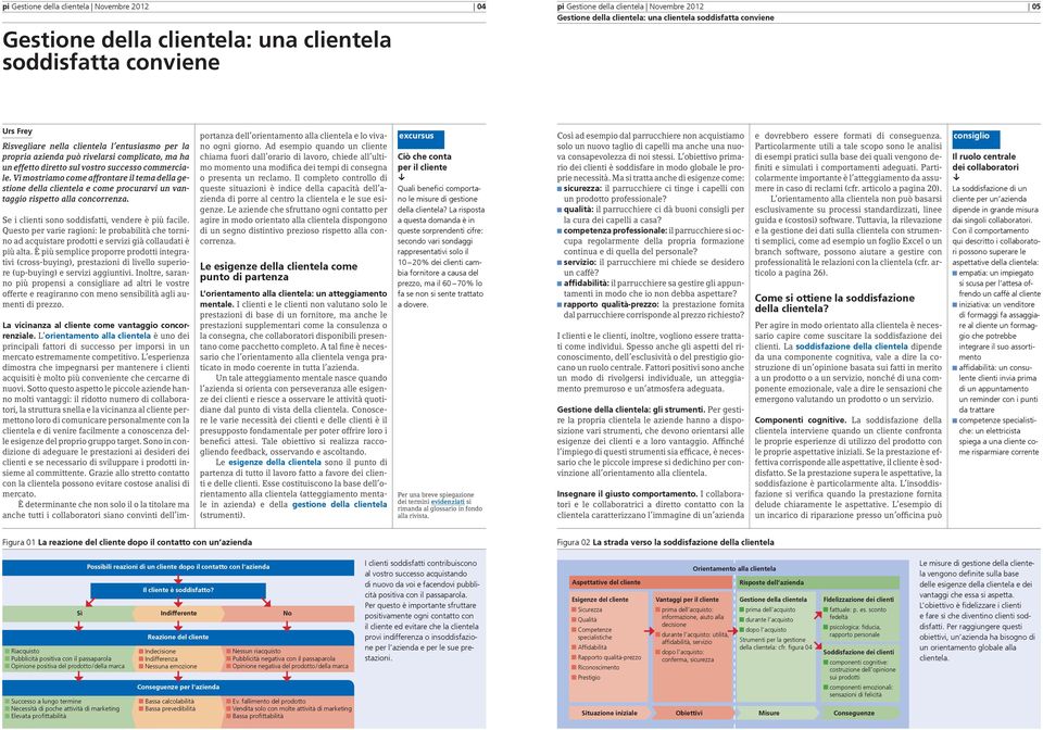 Vi mostriamo come affrontare il tema della gestione della clientela e come procurarvi un vantaggio rispetto alla concorrenza. Se i clienti sono soddisfatti, vendere è più facile.