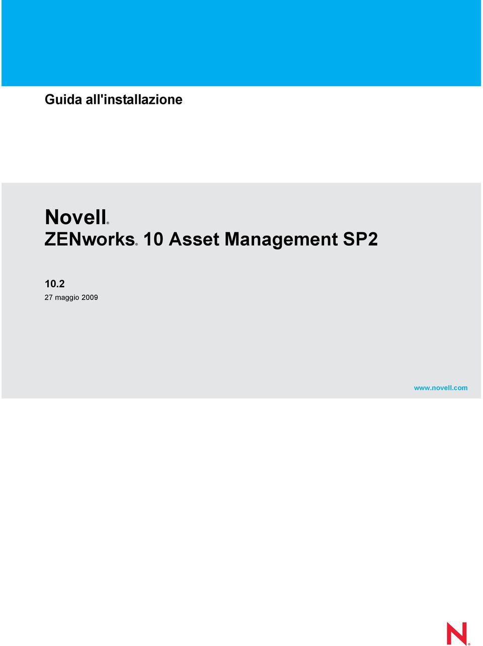 2 27 maggio 2009 www.novell.
