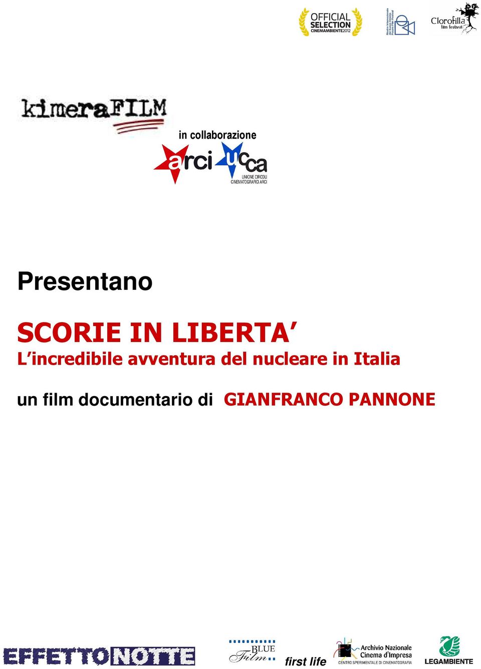 del nucleare in Italia un film