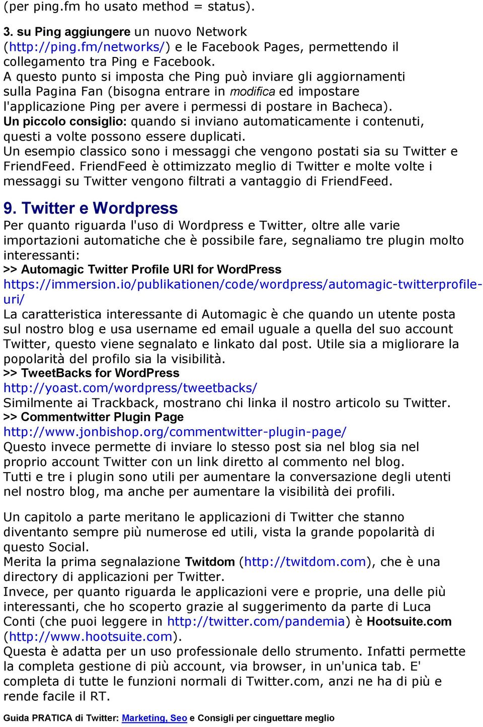 Twitter e Wordpress >> Automagic Twitter Profile