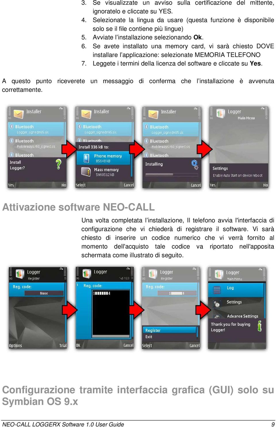 Leggete i termini della licenza del software e cliccate su Yes. A questo punto riceverete un messaggio di conferma che l installazione è avvenuta correttamente.