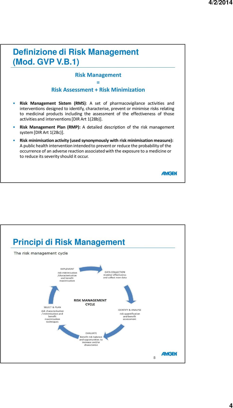 risks relating to medicinal products including the assessment of the effectiveness of those activities and interventions [DIR Art 1(28b)].