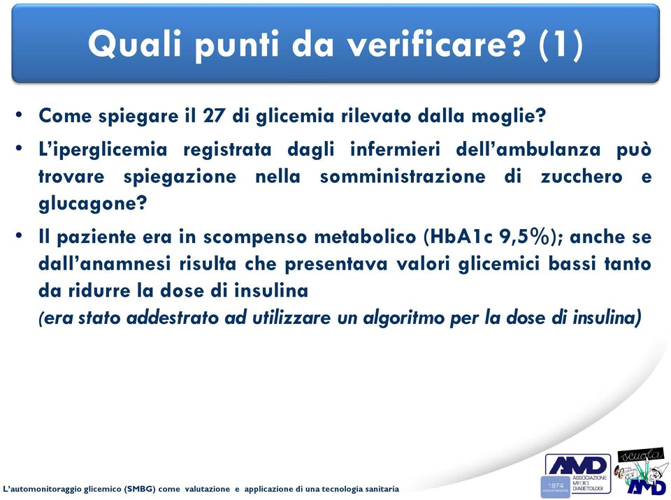 zucchero e glucagone?