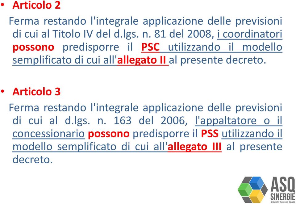 egrale applicazione