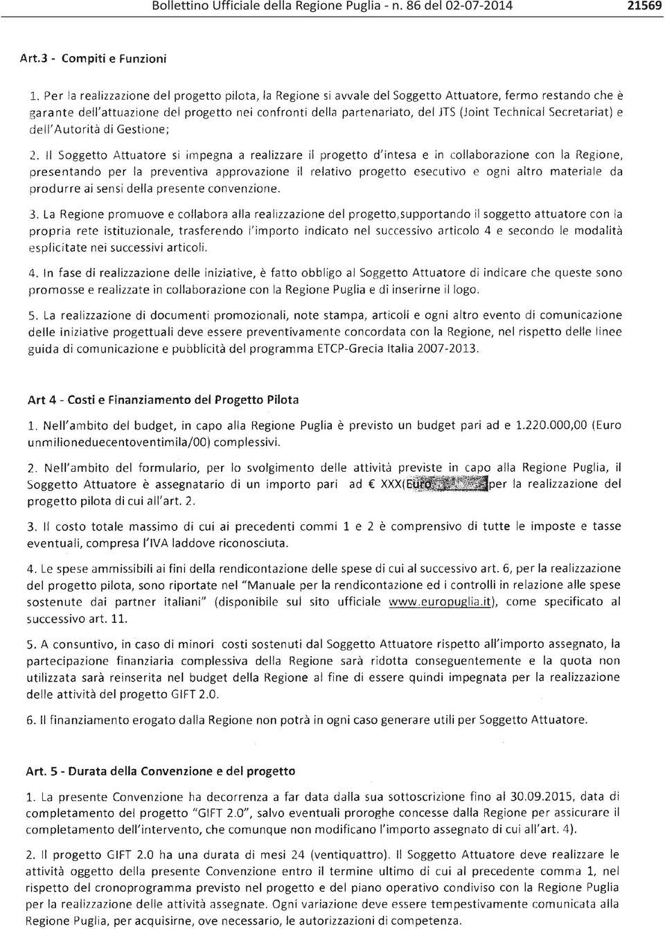 Regione Puglia n.