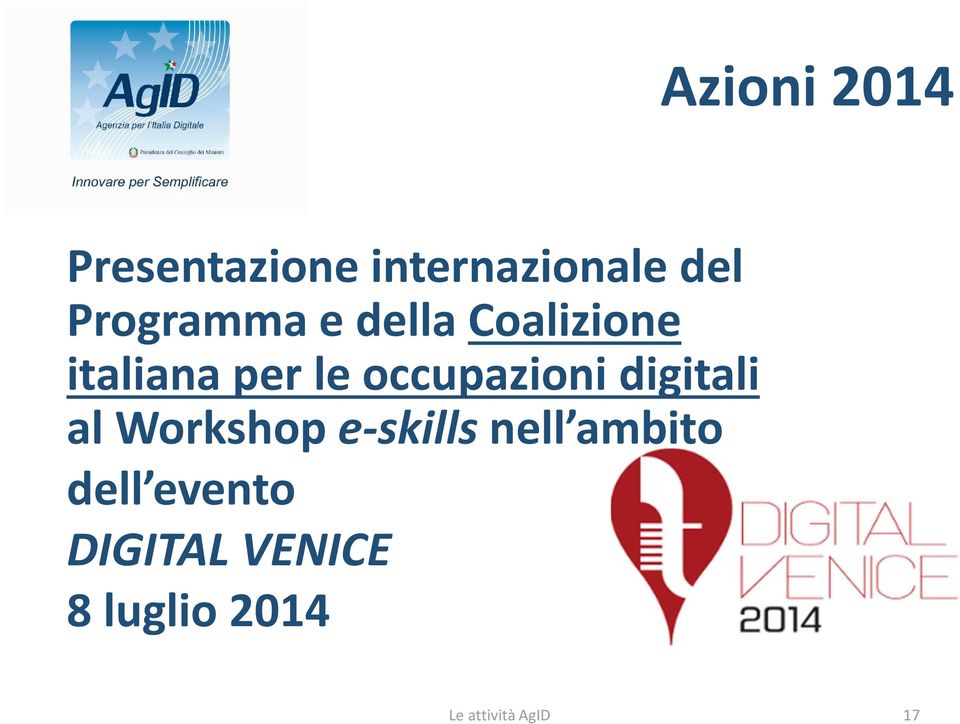 occupazioni digitali al Workshop e-skillsnell