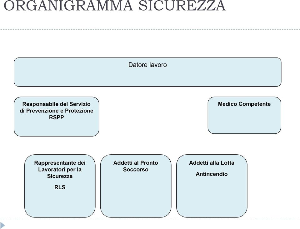 Competente Rappresentante dei Lavoratori per la