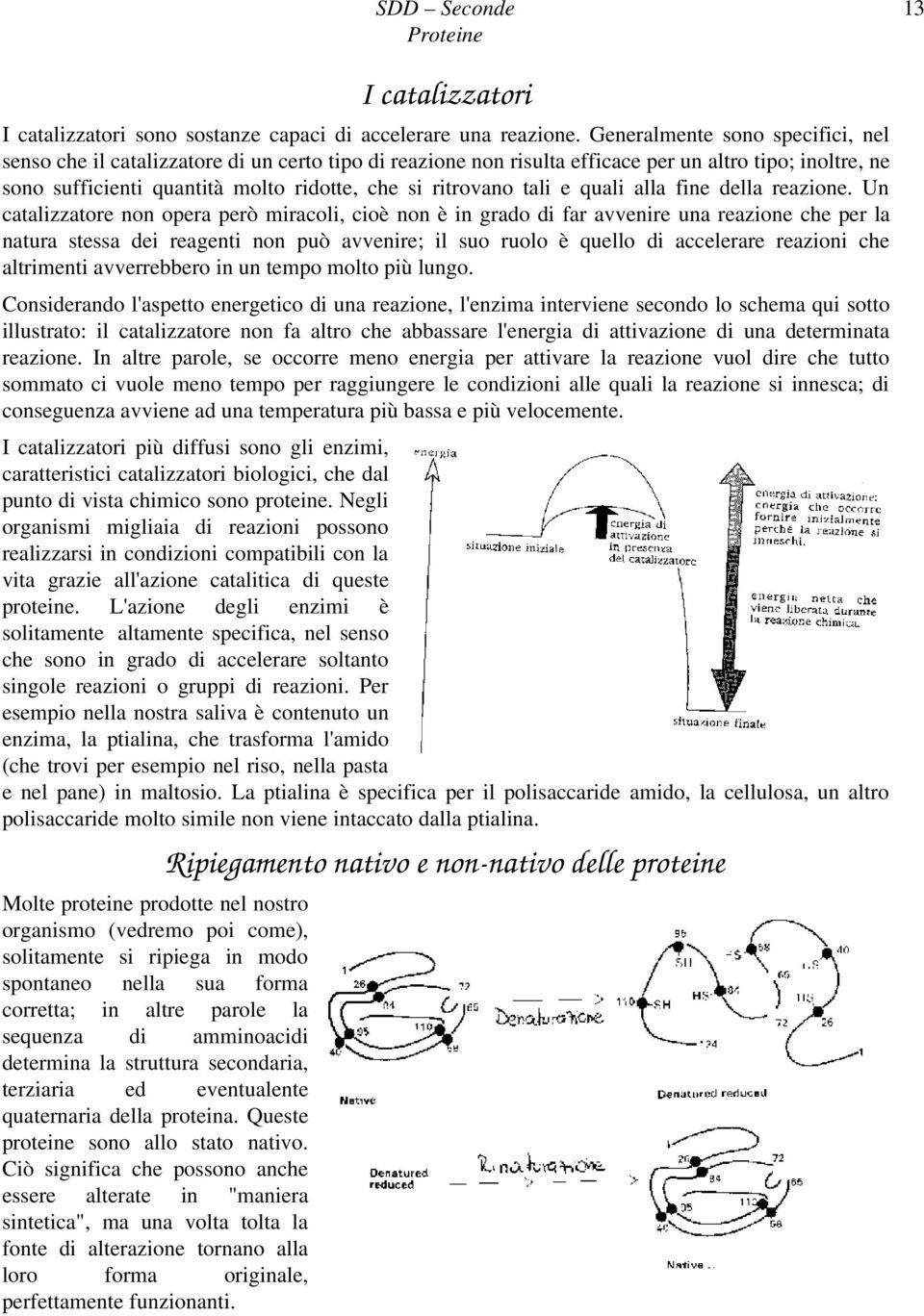 tali e quali alla fine della reazione.