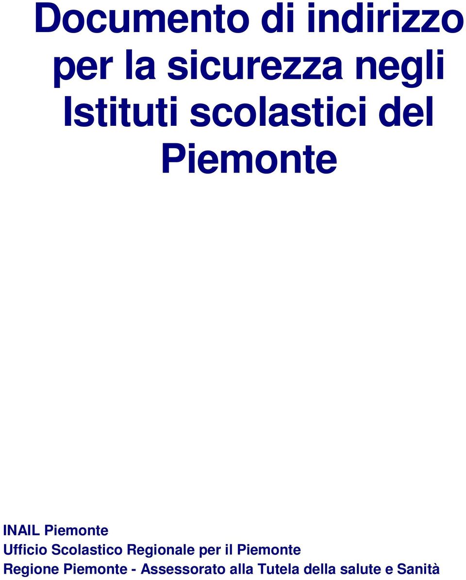 Ufficio Scolastico Regionale per il Piemonte