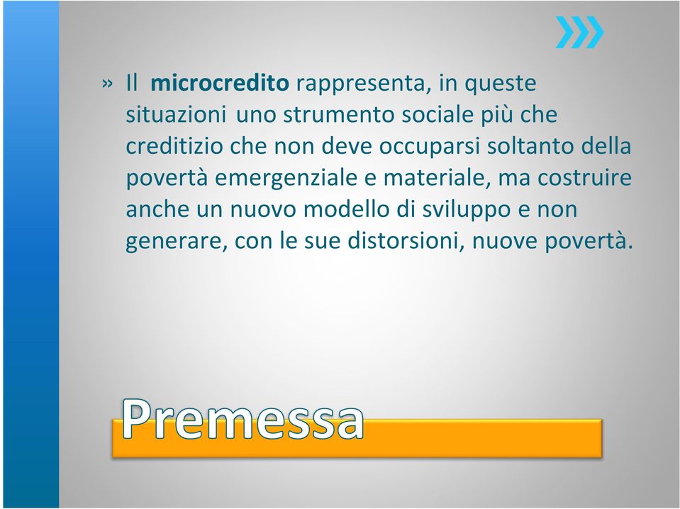 povertà emergenziale e materiale, ma costruire anche un nuovo